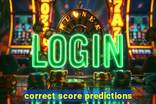correct score predictions